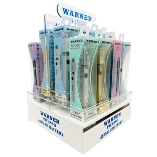 Warner Battery Twist Picasso Square 480MAH (16CT) USB&TYPE C